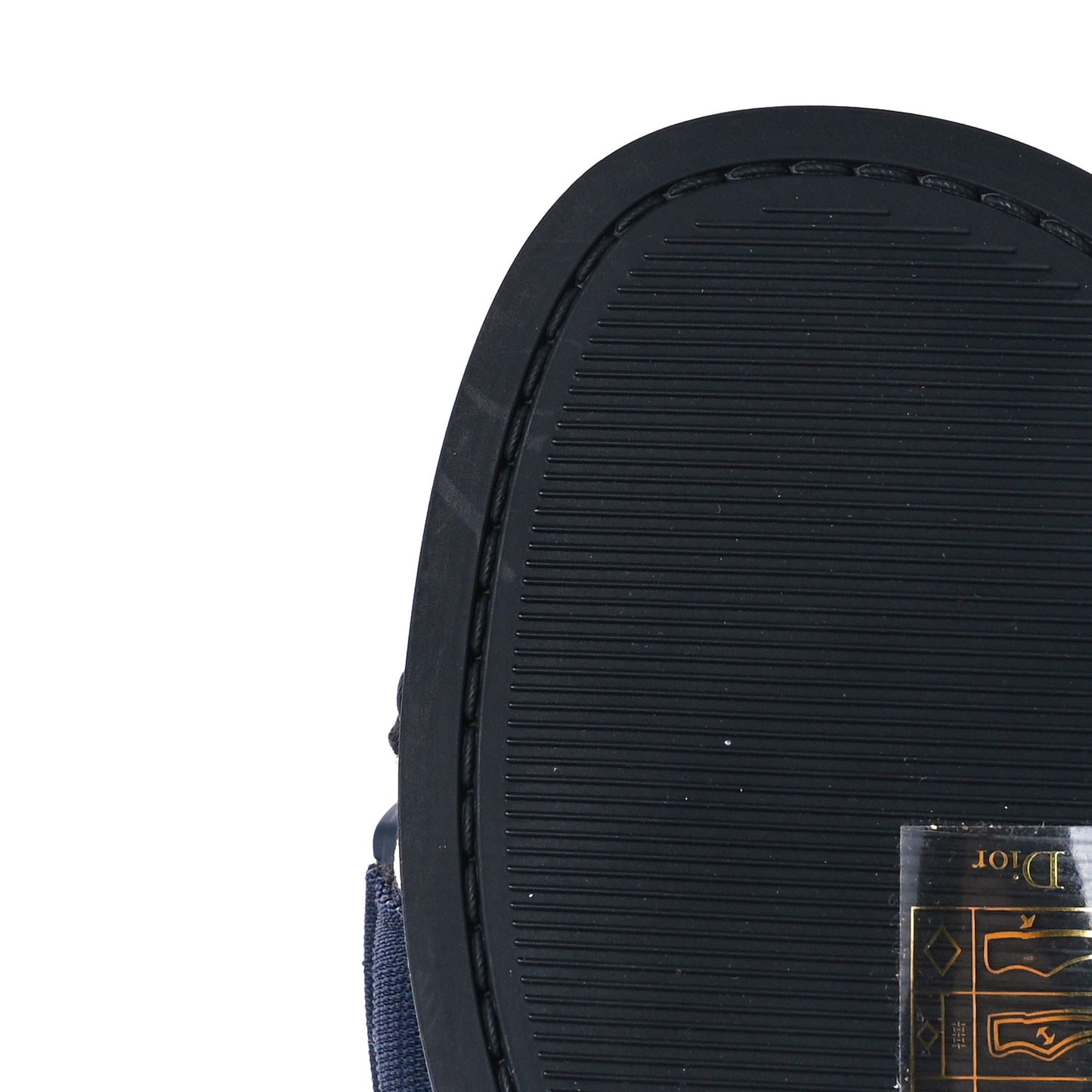 Nylon Oblique Dio(r)evolution Slide Sandals 38 Deep Blue