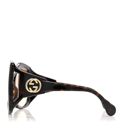 Gucci Acetate Round Sunglasses GG0875S Tortoise 3 of 7