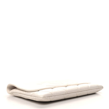 Chanel Goatskin Quilted Timeless CC Clutch White 4 of 13