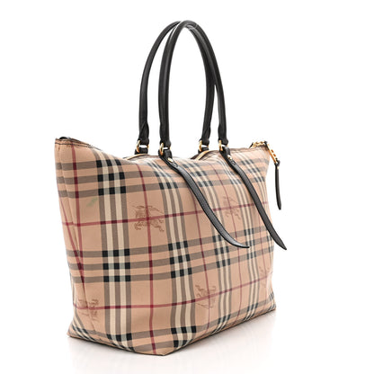 Burberry Haymarket Check Small Salisbury Tote Black 3 of 10