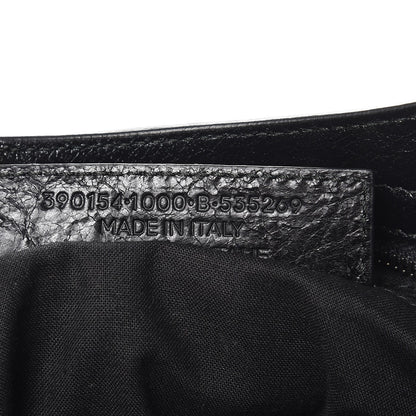Balenciaga Agneau Silver Metallic Edge Hardware City Black 7 of 8