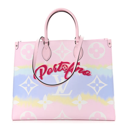 Louis Vuitton Monogram Escale Portofino Onthego GM Pastel 1 of 9