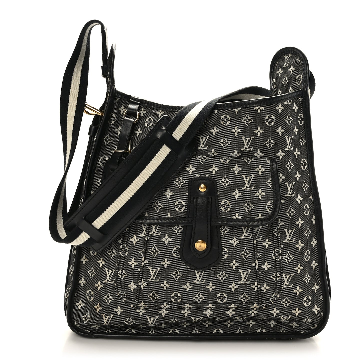 Mini Monogram Besace Mary Kate Black