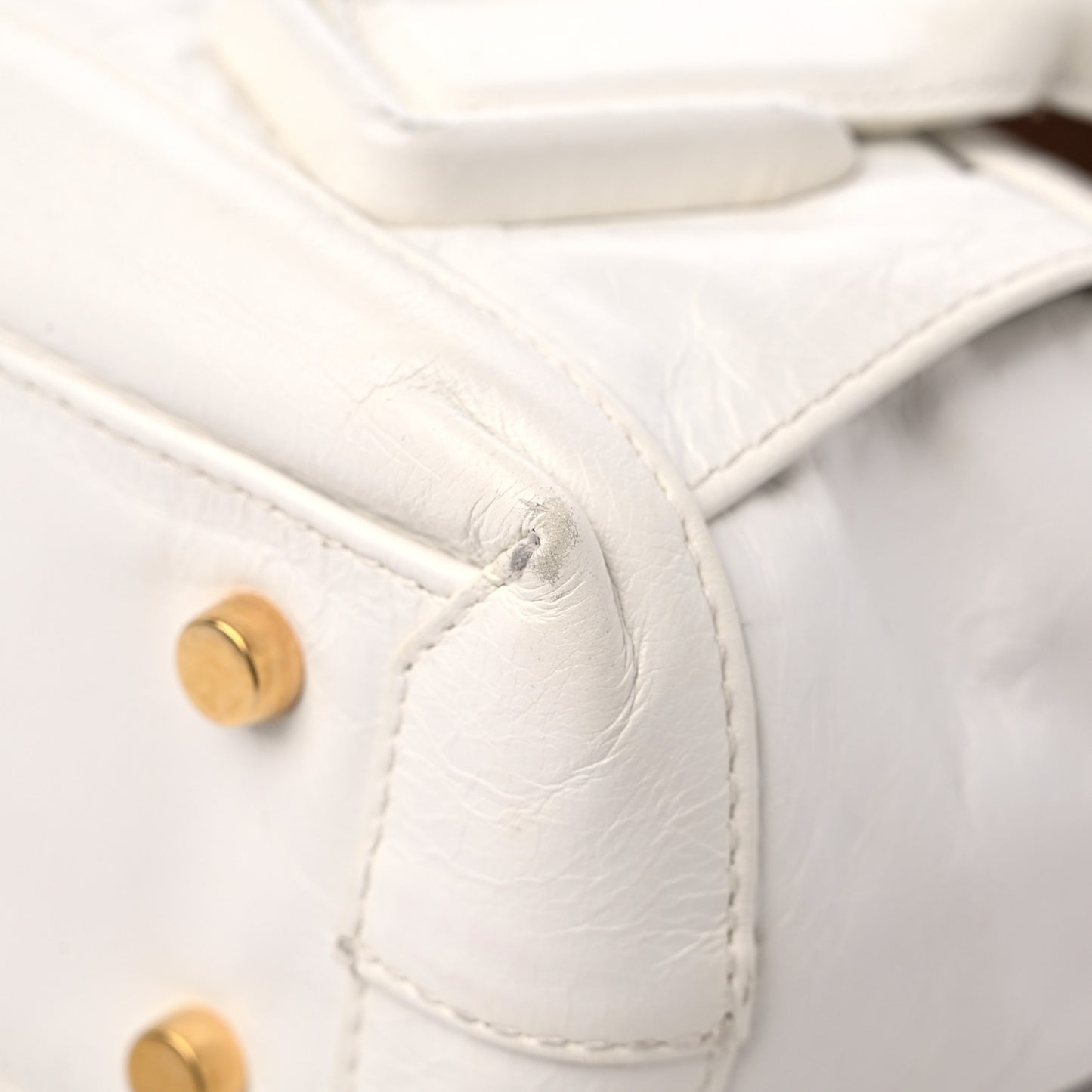 Paper Calfskin Maxi Intrecciato Mini Arco Slouch Plaster