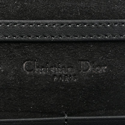 Christian Dior Ultra Matte Calfskin Diorama Wallet on Chain Pouch Black 6 of 11