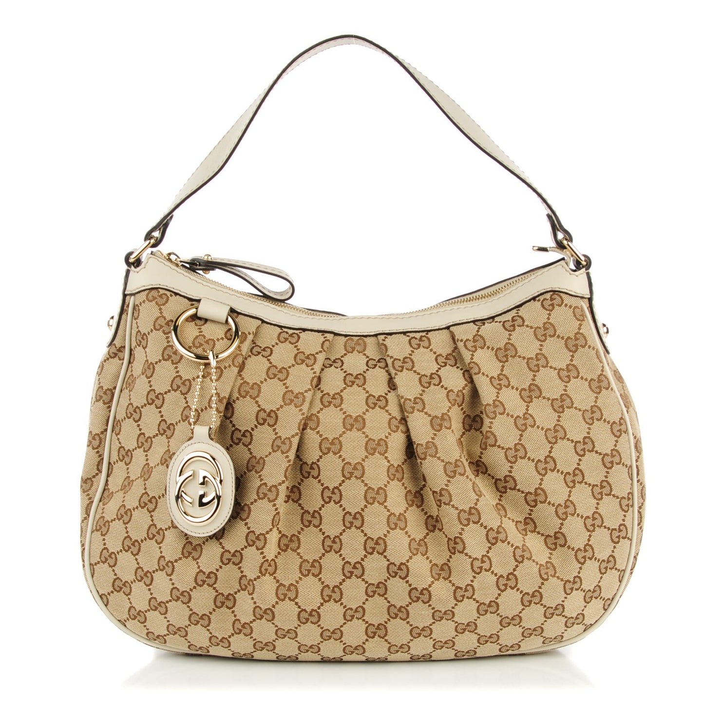 Monogram Medium Sukey Hobo Off White