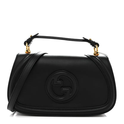 Gucci Arabella Calfskin Medium Blondie Top Handle Bag  Black 1 of 13
