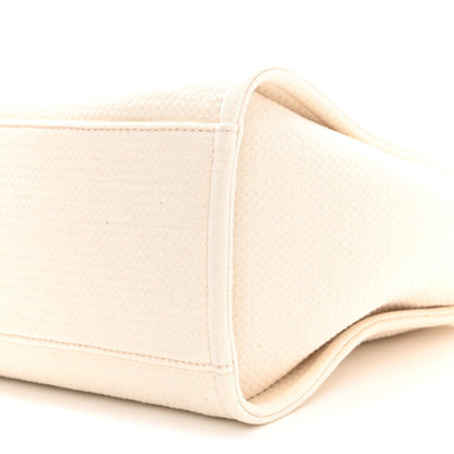 Chanel Mixed Fibers Small Deauville Tote White 11 of 11