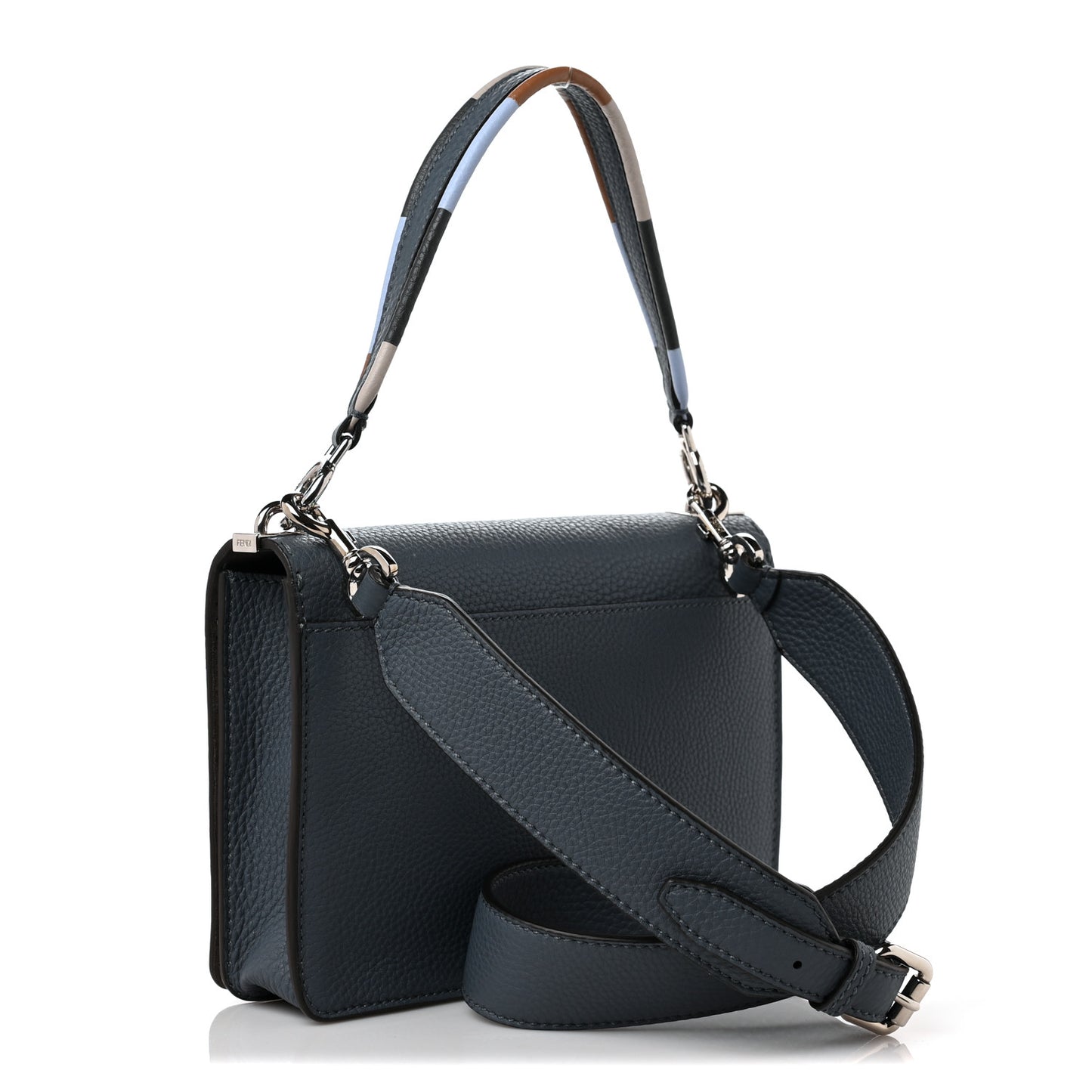 Cuoio Romano Selleria Piping Messenger Bag Tempesta Multicolor