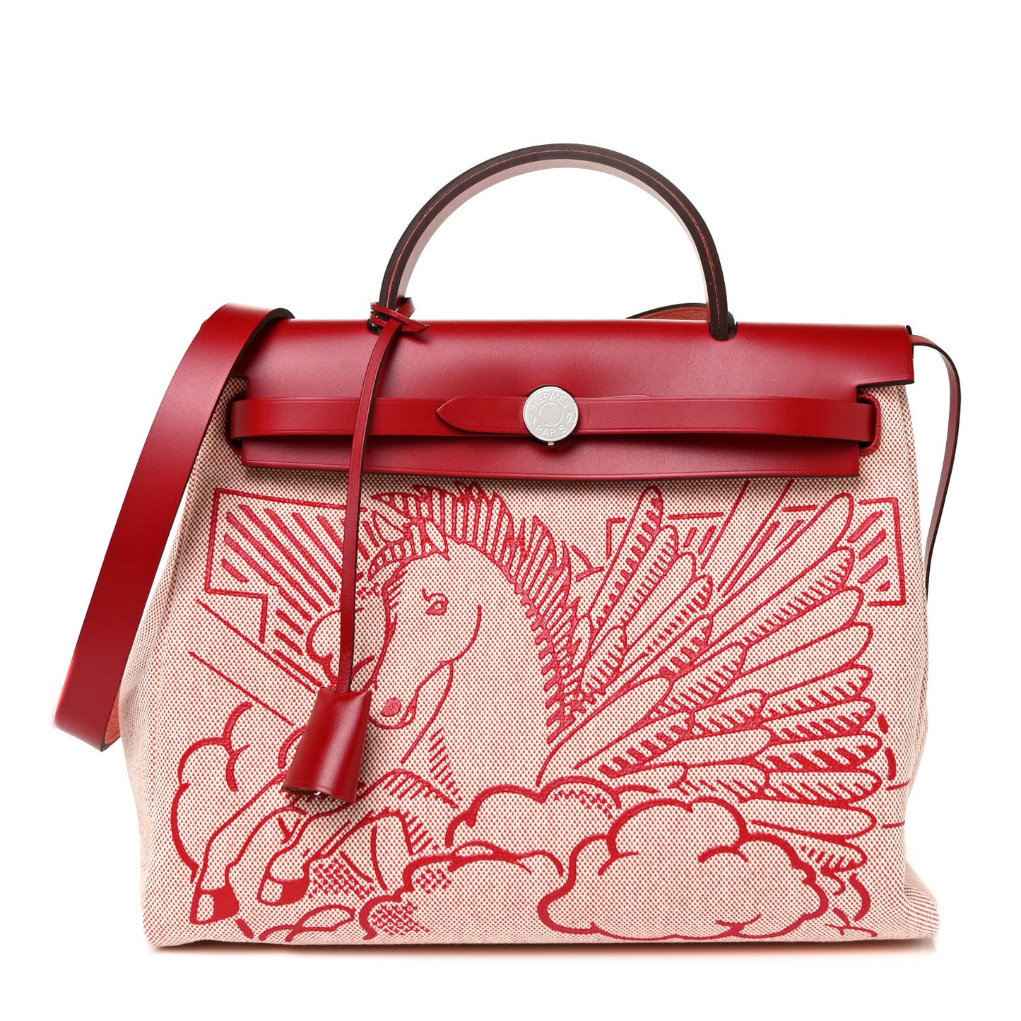 Vache Hunter Toile Pegase Pop Herbag Zip Retourne 31 PM Rouge Piment