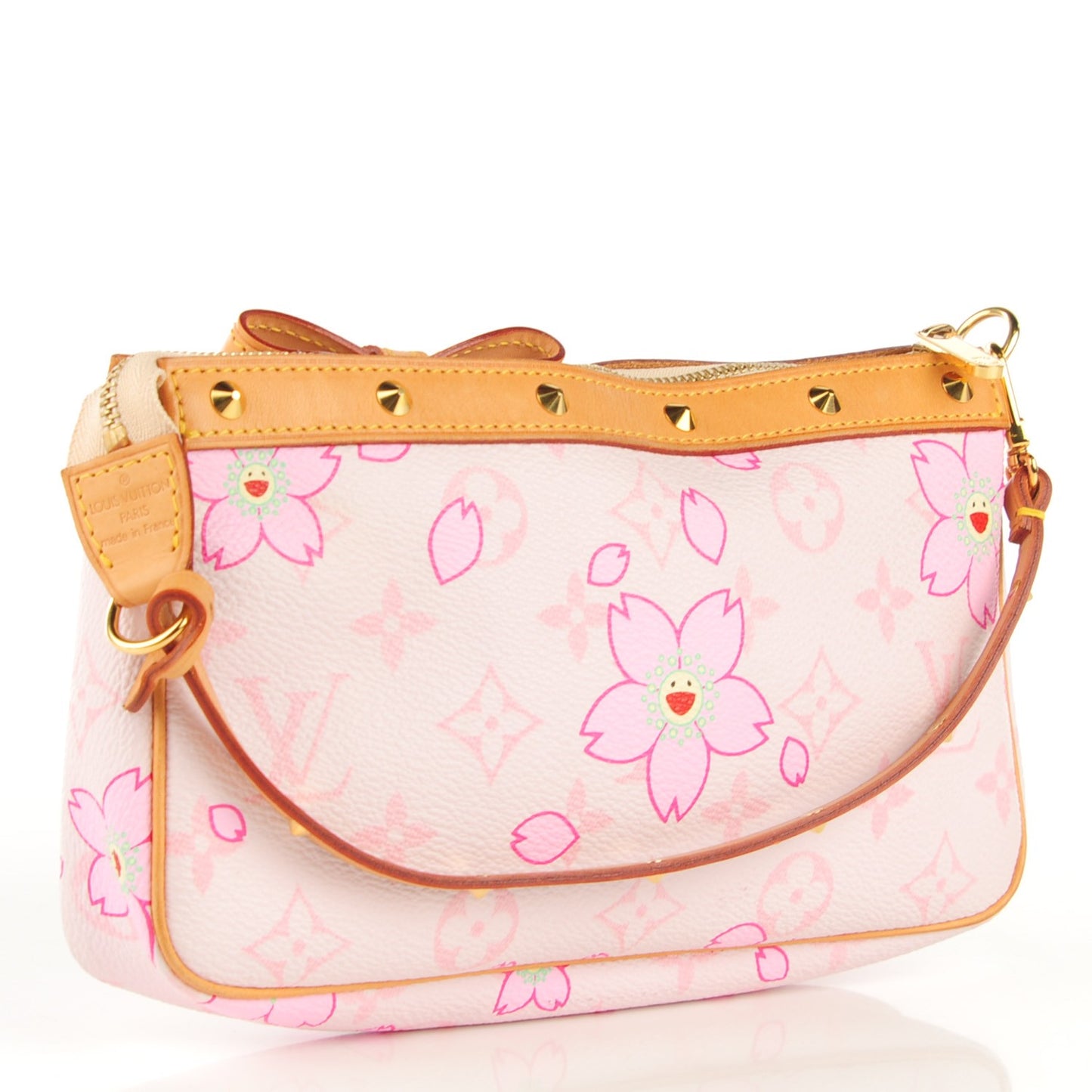 Monogram Cherry Blossom Pochette Accessories Pink