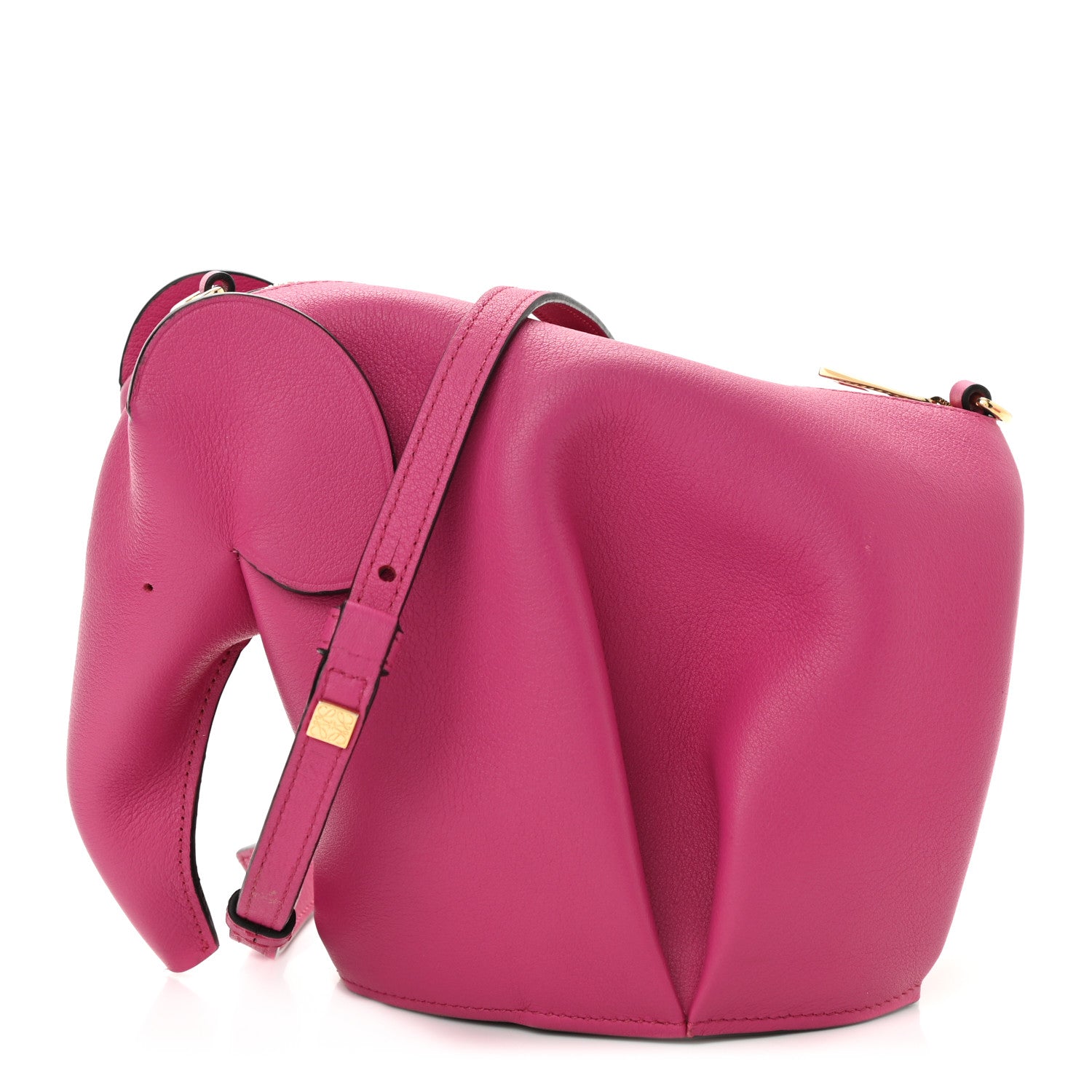 Loewe Calfskin Mini Elephant Crossbody Bag Fuchsia 1 of 8
