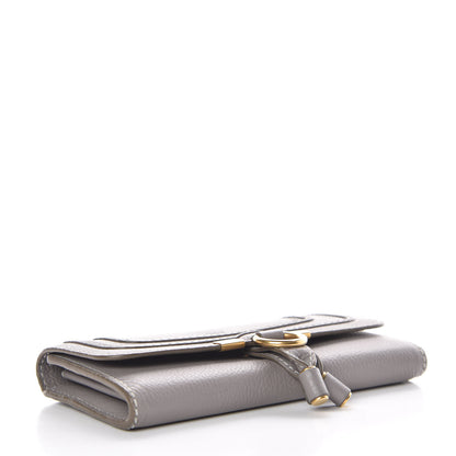 Chloe Calfskin Marcie Continental Flap Wallet Cashmere Grey 4 of 9