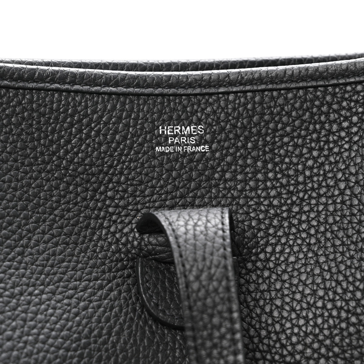 Hermes Taurillon Clemence Evelyne III PM Black 6 of 10