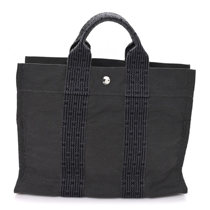 Hermes Canvas Herline PM Tote Grey 1 of 8