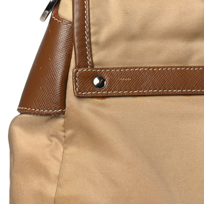 Prada Tessuto Nylon Messenger Bag Beige 17 of 18