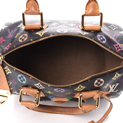 Louis Vuitton Monogram Multicolor Speedy 30 Black 5 of 15