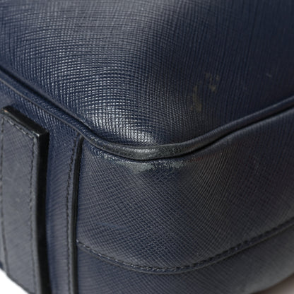 Prada Saffiano Travel Briefcase Baltico 9 of 15