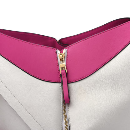 Loewe Calfskin Small Hammock Shoulder Bag Shocking Pink White 9 of 9