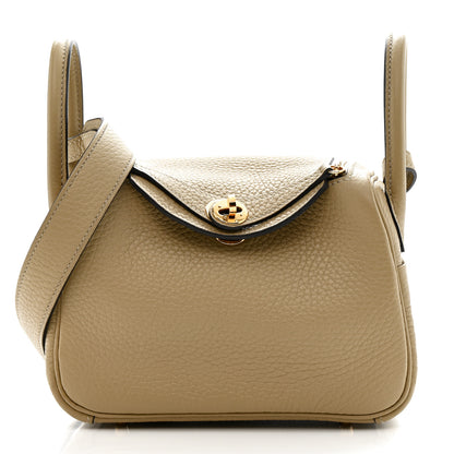 Hermes Taurillon Clemence Mini Lindy 20 Trench 1 of 11