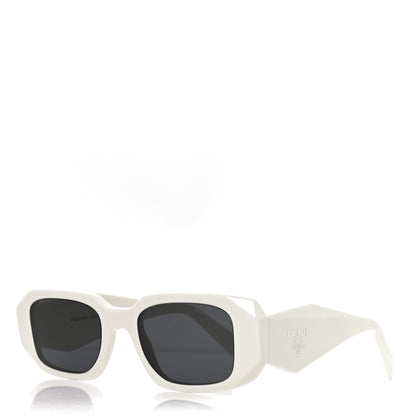 Prada Acetate Symbole Sunglasses SPR 17W White White 1 of 14