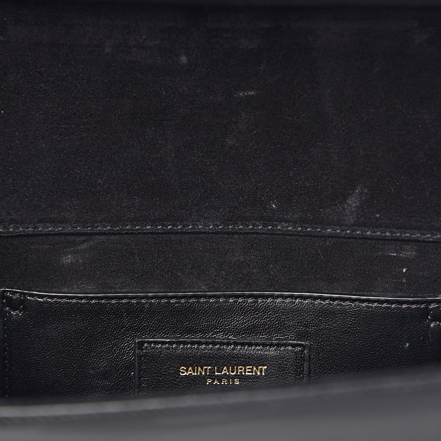 Saint Laurent Patent Classic Monogram Cassandre Clutch Black 11 of 11