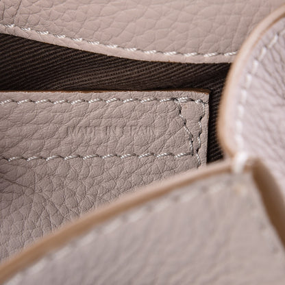 Chloe Calfskin Mini Marcie Round Crossbody Bag Abstract White 7 of 7