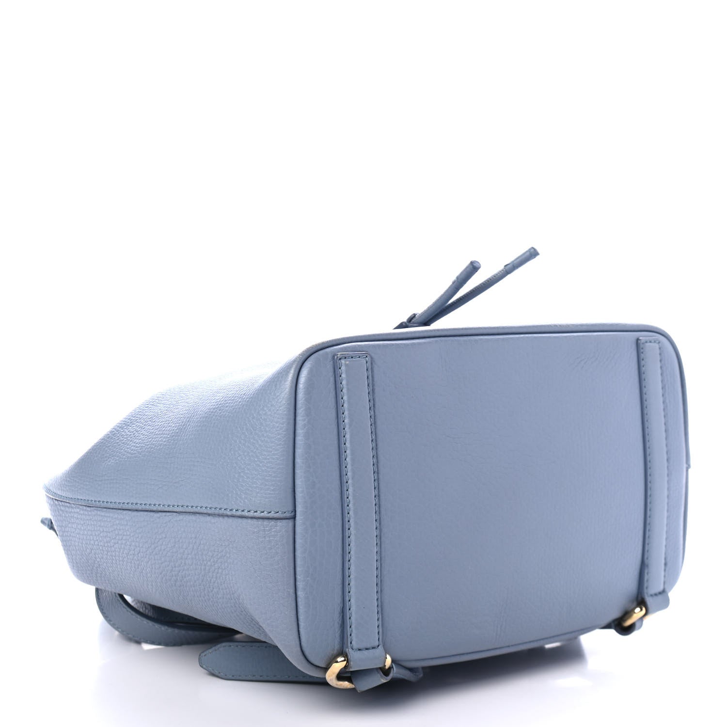 Dolce & Gabbana Calfskin Studded Miss Sicily Backpack Light Blue 3 of 4