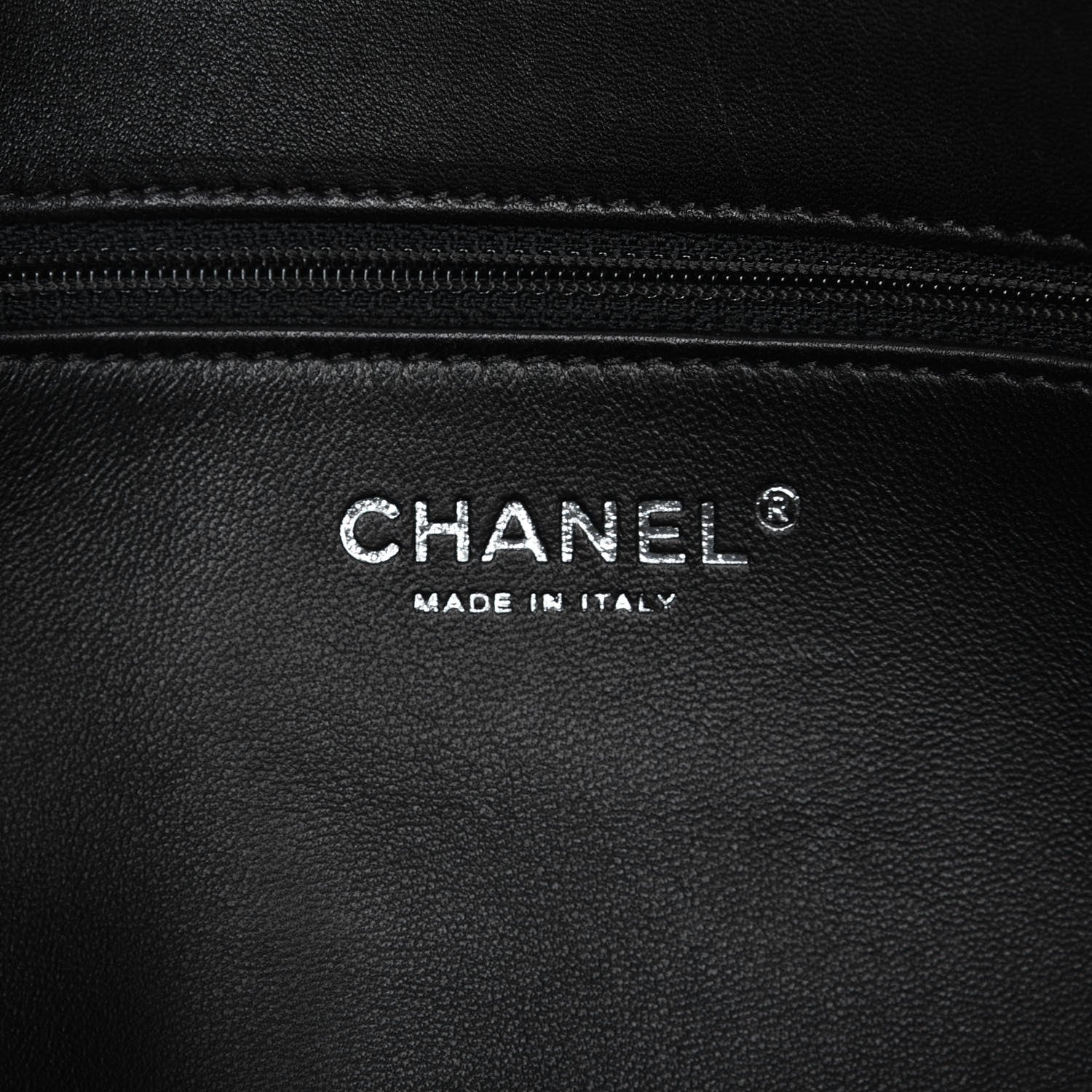 Chanel Shearling Lambskin 100% Clutch Black 6 of 7