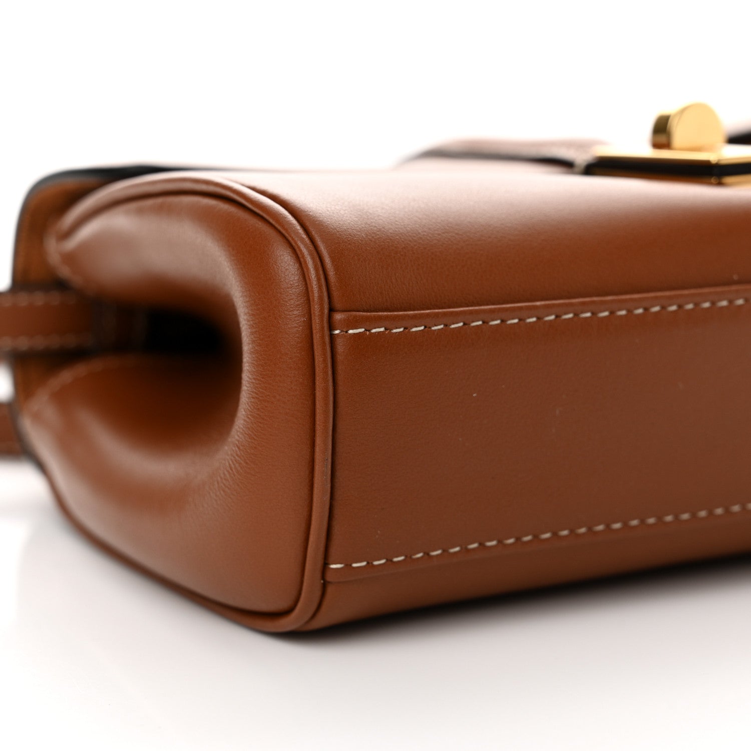 Celine Calfskin Mini Soft 16 Bag Tan 8 of 12