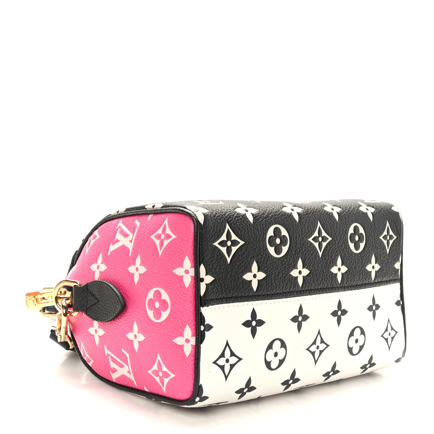 Empreinte Monogram Spring in the City Speedy Bandouliere 20 Black White Pink