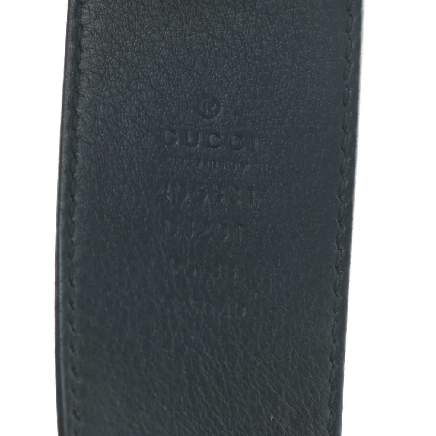 Textured Calfskin Double G 40mm Belt 95 38 Black