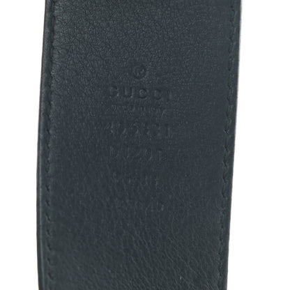 Gucci Textured Calfskin Double G 40mm Belt 95 38 Black 3 of 5