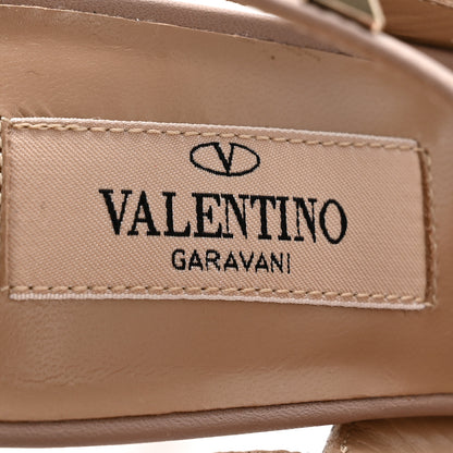 Valentino Garavani Patent Nappa Rockstud Ankle Strap 100mm Pumps Poudre 8 of 10