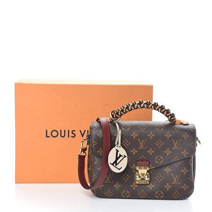Louis Vuitton Monogram Braided Pochette Metis Safran 9 of 9