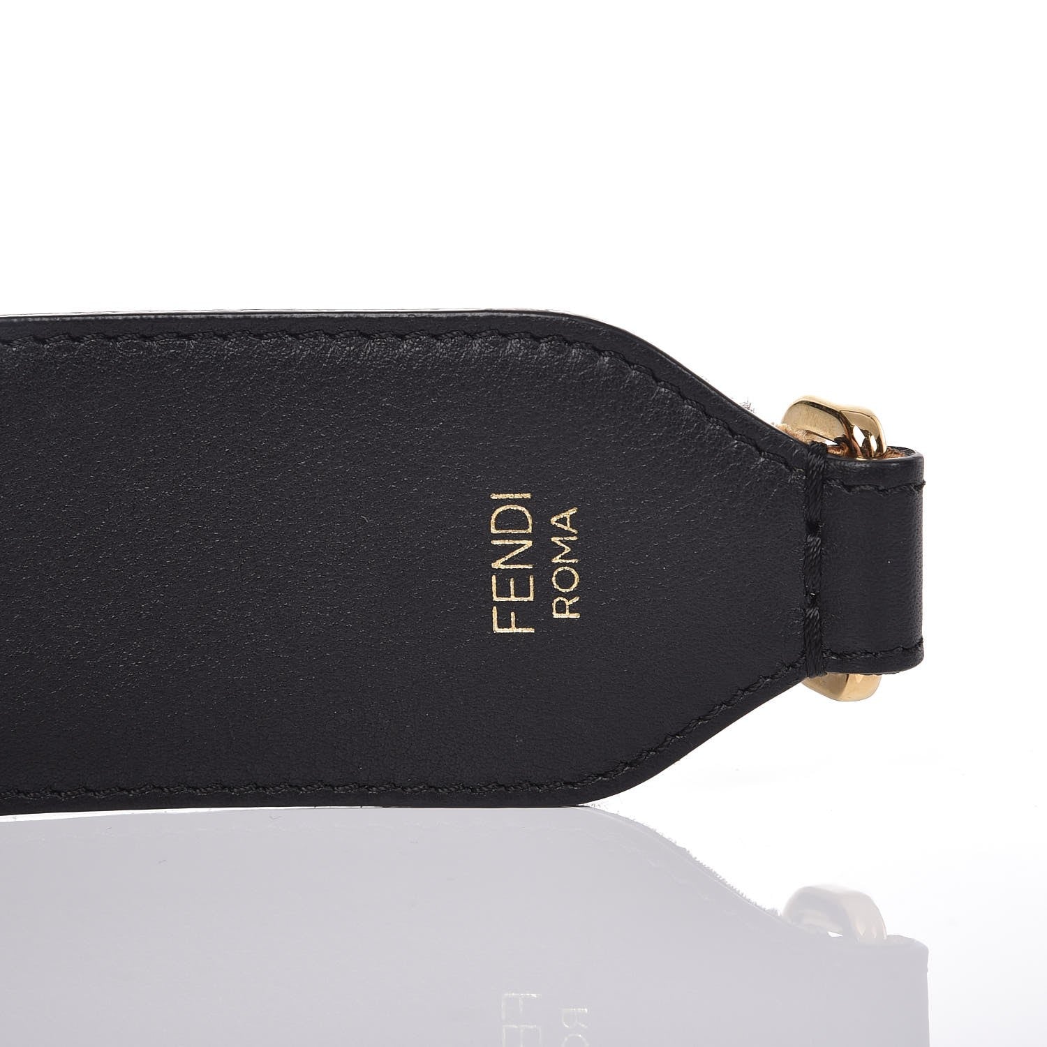 Fendi Velvet Tapestry FF Strap You Tobacco 3 of 3