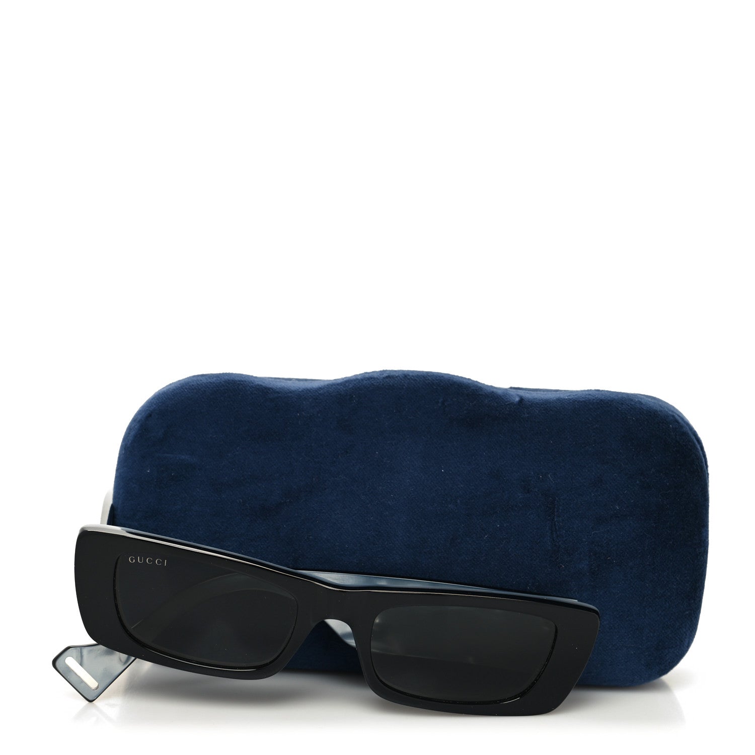 Gucci Acetate Rectangular Sunglasses GG0516 Black 8 of 8