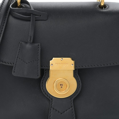 Burberry Trench Calfskin Mini DK88 Top Handle Bag Black 8 of 11