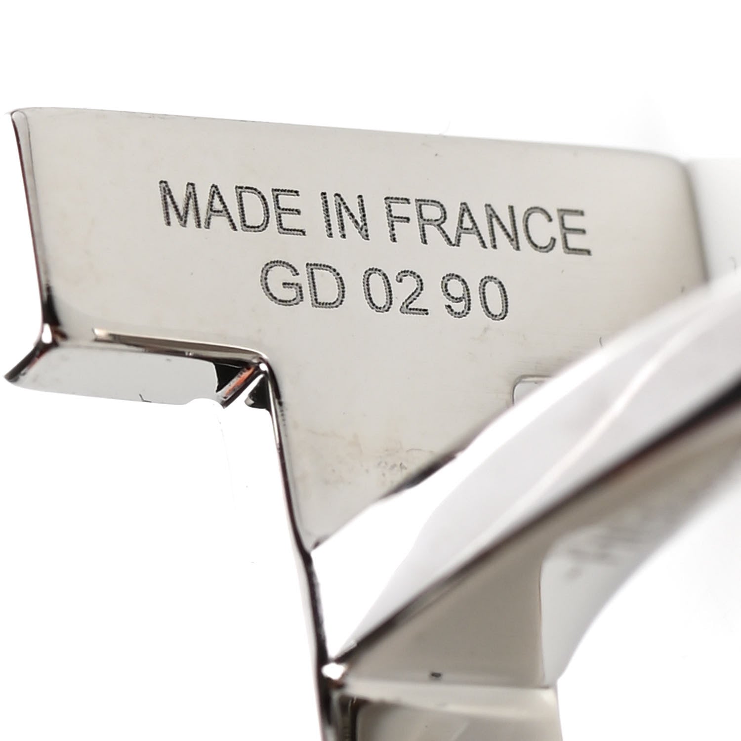 Hermes Palladium H Au Carre Cufflinks Silver 4 of 5