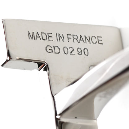 Hermes Palladium H Au Carre Cufflinks Silver 4 of 5