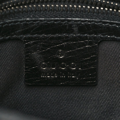 Gucci Monogram Horsebit Chain Flap Bag Black 6 of 14