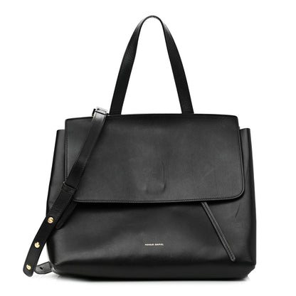 Mansur Gavriel Calfskin Mini Lady Bag Black Flamma 1 of 14