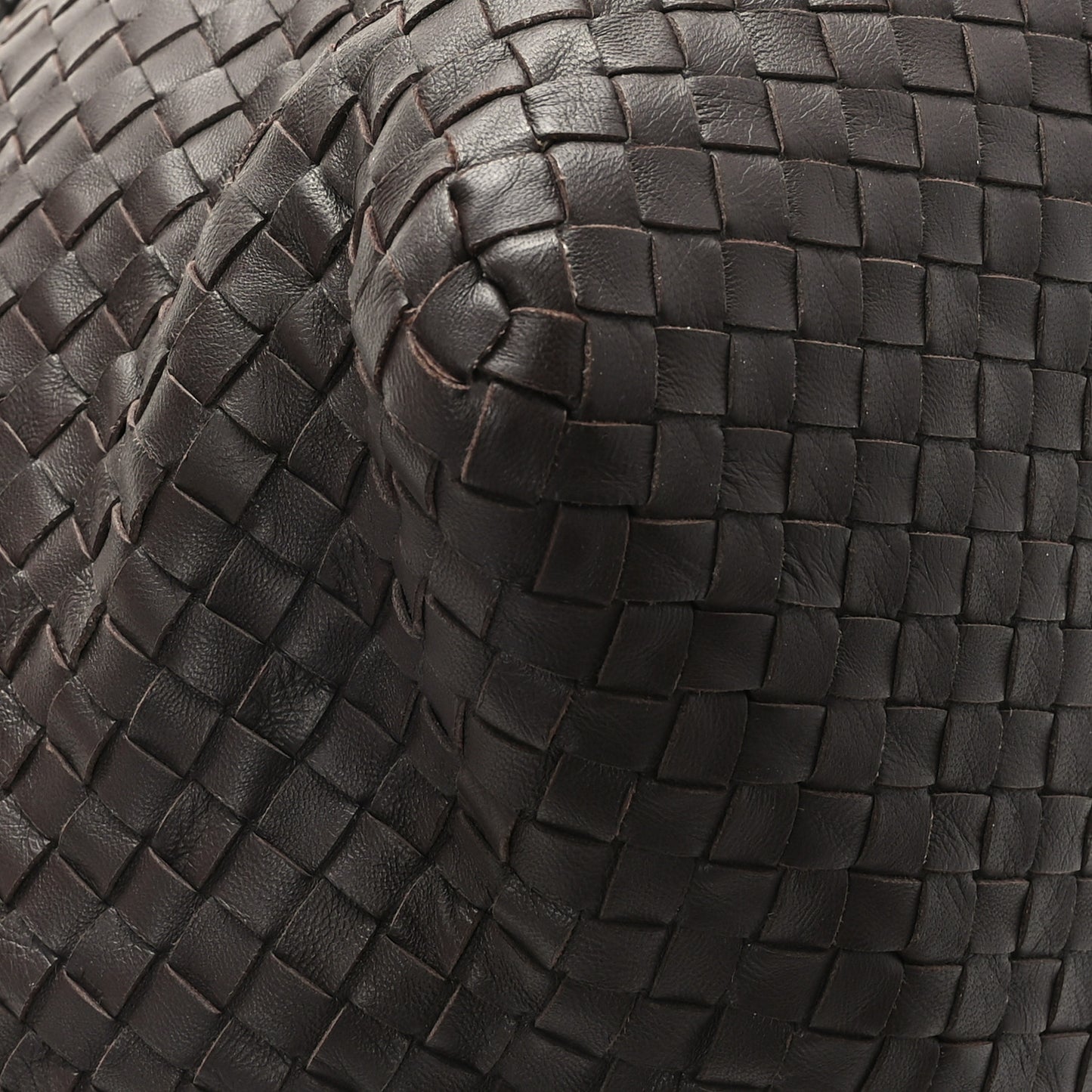 Nappa Intrecciato Large Seamless Tote Ebano