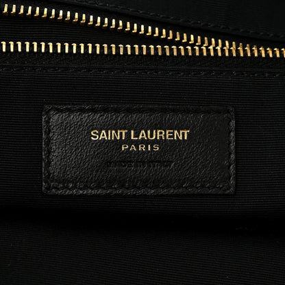 Saint Laurent Lambskin Quilted Maxi Icare Shopping Tote Black 7 of 12