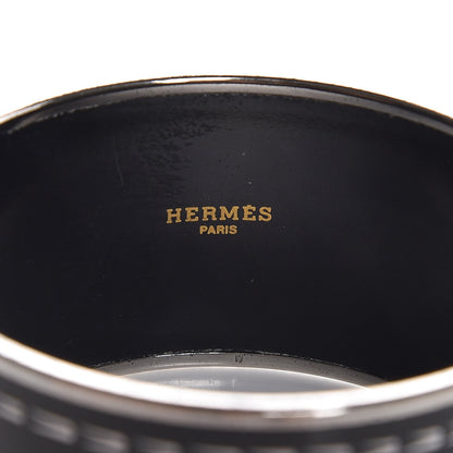 Hermes Enamel Printed Brazil Extra Wide Bracelet 65 4 of 5