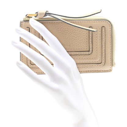 Chloe Grained Calfskin Medium Marcie Zip Card Holder Blush Nude 2 of 6