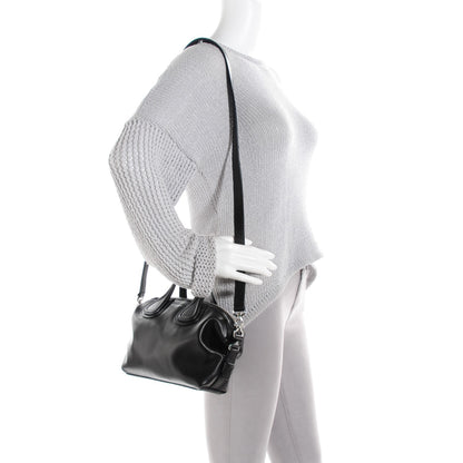 Givenchy Waxed Calfskin Micro Nightingale Black 2 of 8
