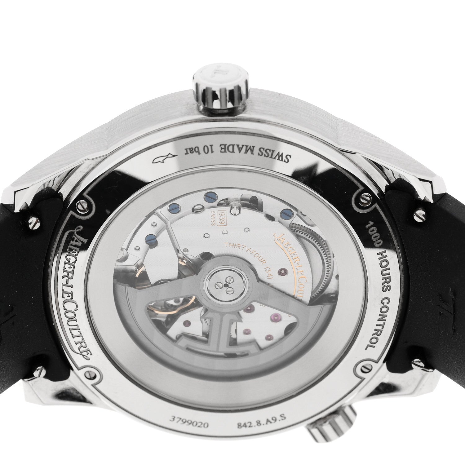 Jaeger-LeCoultre Stainless Steel Rubber 42mm Polaris Automatic Watch Grey Q9078640 4 of 4