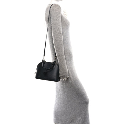 Louis Vuitton Epi Alma BB Black 2 of 9