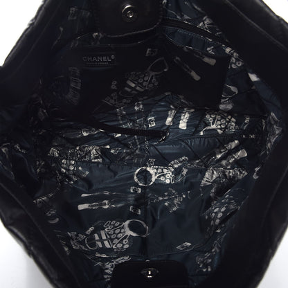 Chanel Aged Calfskin Chevron Small Big Bang Hobo Black 5 of 7